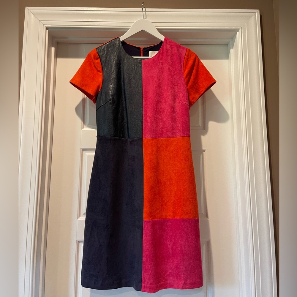 Julie Brown Multicolor Patchwork Dress